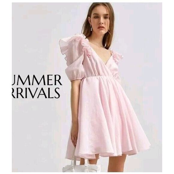 J.ING Taylor Swift Eras Tour Lover Dress Pink Mini Dress NWT Women Sz S Swifty - Picture 1 of 13